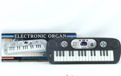 19 KEYS ELECTRONIC PIANO BLACK/GREY  - HP1038159