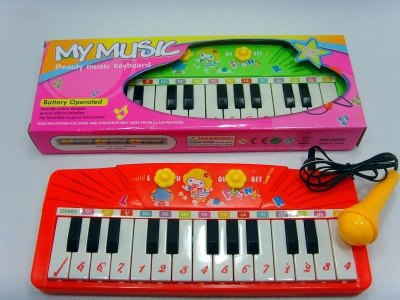 ELECTRONIC ORGAN ORANGE/GREEN  - HP1038224