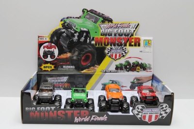 FRICTION 4WD CAR 8PCS DISPLAY BOX - HP1038288