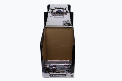 FRICTION TRUCK W/FREE WAY MOTORCYCLE 12PCS DISPLAY BOX - HP1038305