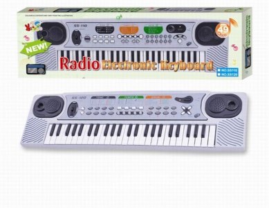 49 KEYS ELECTRONIC KEYBOARD W/RADIO - HP1038358