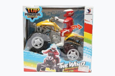 FRICTION MOTOR W/MAN & LIGHT & IC INCLUDED BUTTONCELL RED/BLUE/YELLOW - HP1038469