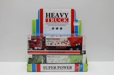 FRICTION CONTAINER CAR W/LIGHT MUSIC 3COLOR 6PCS - HP1038783