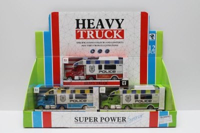 FRICTION CAR 3COLOR 12PCS - HP1038784