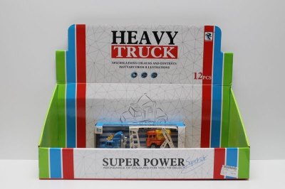 FRICTION TRUCK W/LIGHT MUSIC 3COLOR 12PCS - HP1038786