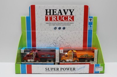 FRICTION CONSTRUCTION CAR W/LIGHT MUSIC 2COLOR 12PCS - HP1038790