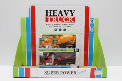 FRICTION CONSTRUCTION CAR W/LIGHT MUSIC 2COLOR 12PCS - HP1038815