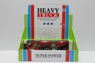 FRICTION CONSTRUCTION CAR 2COLOR 6PCS - HP1038822
