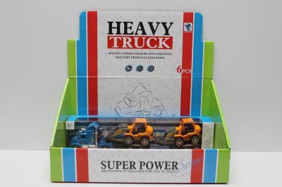 FRICTION TRUCK W/CONSTRUCT 3COLOR 6PCS - HP1038825