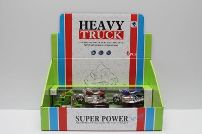 FRICTION TRUCK W/MOTOR WITH LIGHT MUSIC 3COLOR 6PCS - HP1038826