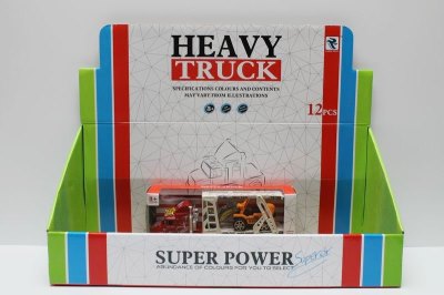 FRICTION TRUCK W/LIGHT MUSIC 3COLOR 12PCS - HP1038836