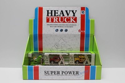 FRICTION TRUCK W/LIGHT MUSIC 3COLOR 6PCS - HP1038856