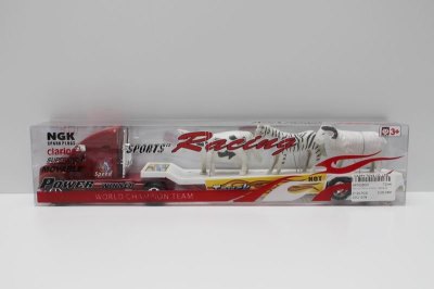 FRICTION TRUCK W/ANIMAL RED/BLUE - HP1039001