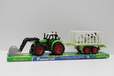 FRICTION FARMER CAR  GREEN 4ASST. - HP1039173