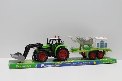 FRICTION FARMER CAR  GREEN 4ASST. - HP1039174