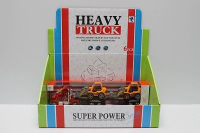 FRICTION TRUCK W/CONSTRUCT & MUSIC & LIGHT 3COLOR 6PCS - HP1039338