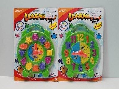 BUILDING BLOCK CLOCK 2ASST - HP1039819