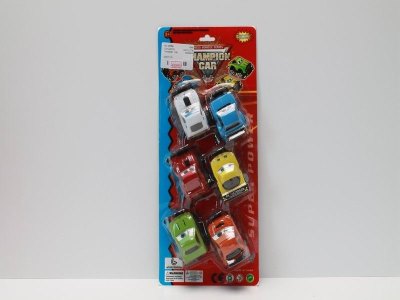 PULL BACK CAR 6PCS - HP1039903
