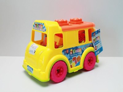 BUILDING BLOCK CAR YELLOW/ORANGE - HP1039983
