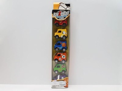 PULL BACK CAR 6PCS  - HP1040057