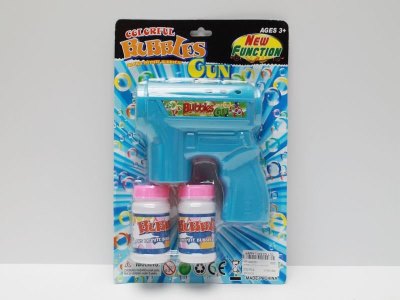 B/O BUBBLE GUN W/FLASHY (TRUE COLOR) - HP1040205