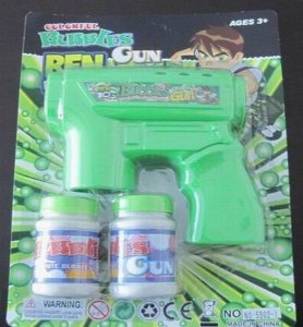 B/O BEN10 BUBBLE GUN W/FLASHY (TRUE COLOR) - HP1040206