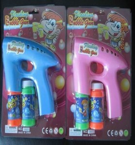 B/O BUBBLE GUN W/LIGHT(TRUE COLOR) - HP1040220