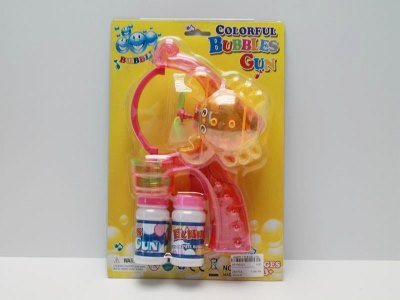 B/O CRAB BUBBLE GUN W/LIGHT & MUSIC(TRANSPARENT) - HP1040233