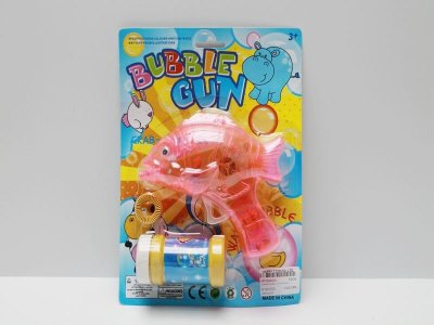 FRICTION FLSH BUBBLE GUN (TRANSPARENT) - HP1040238