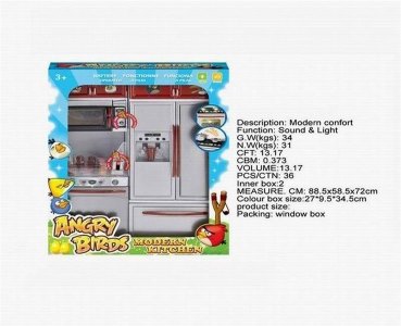 ANGRY BIRD KITCHEN SET W/LIGHT & SOUND - HP1040423