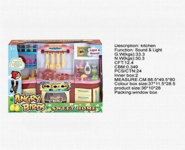 ANGRY BIRD FASHION KITCHEN SET  - HP1040424