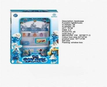 THE SMURFS BOOKCASE W/LIGHT & SOUND - HP1040437