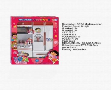 DORA KITCHEN SET W/LIGHT & SOUND  - HP1040440