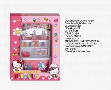 HELLO KITTY BOOKCASE W/LIGHT & SOUND - HP1040460
