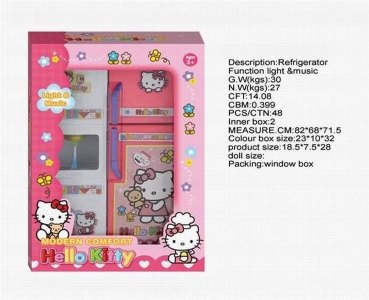HELLO KITTY FRIDGE W/LIGHT & SOUND - HP1040461