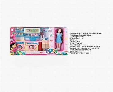 DORA FASHION WASHING MACHINE SET W/DOLL - HP1040469