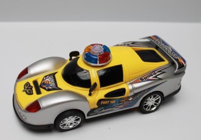 万向电动警车 红/蓝/黄 - HP1040678