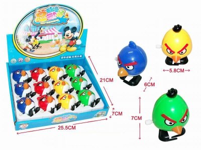 WIND UP ANGRY BIRDS 12PCS DISPLAY BOX - HP1040750