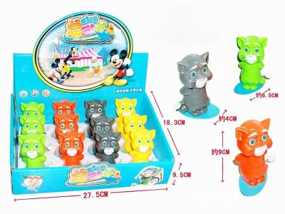 WIND UP CAT 12PCS DISPLAY - HP1040755