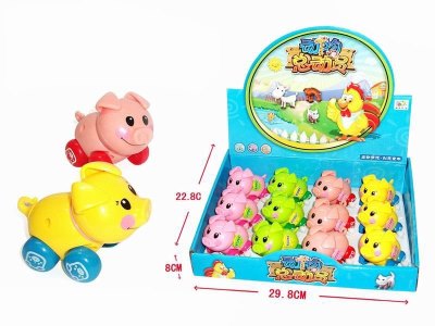 WIND UP PIG 12PCS DISPLAY BOX - HP1040765