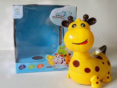 B/O CARTOON GIRAFFE W/LIGHT & MUSIC & BUMP AND GO (RUSSIAN VERSION)  - HP1041162