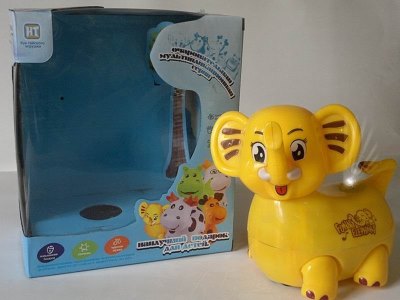 B/O CARTOON ELEPHANT W/LIGHT & MUSIC & BUMP AND GO (RUSSIAN VERSION)  - HP1041164