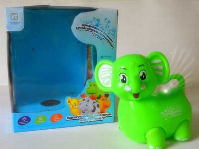 B/O CARTOON ELEPHANT W/LIGHT & MUSIC & BUMP AND GO (RUSSIAN VERSION)  - HP1041165