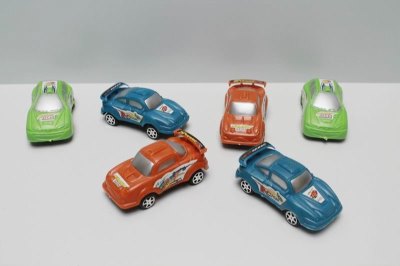 6PCS PULL BACK CAR 3COLOR 3ASST - HP1041638