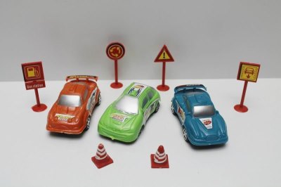 3PCS PULL BACK CAR 3COLOR 3ASST - HP1041640