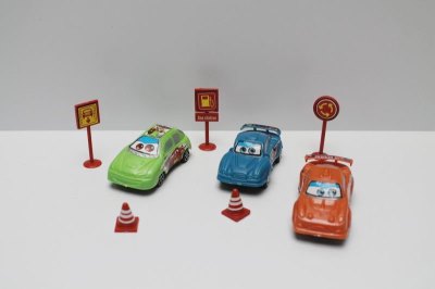 3PCS PULL BACK CAR 3COLOR 3ASST - HP1041656