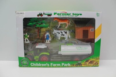 FRICTION FARMER CAR RED/GREEN - HP1041773