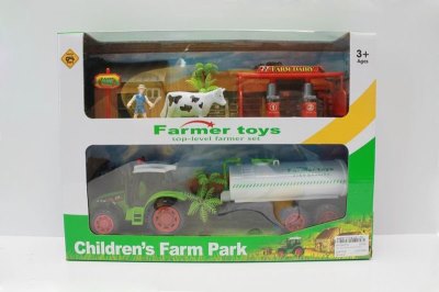 FRICTION FARMER CAR RED/GREEN - HP1041779
