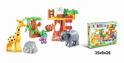 28 PCS ANIMAL BUILDING BLOCK W/MUSIC - HP1042004