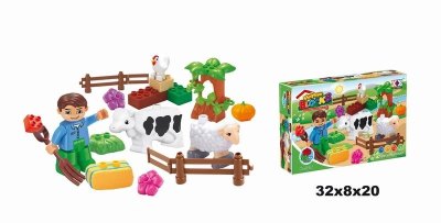 26PCS FARM BUILDING BLOCK  - HP1042017